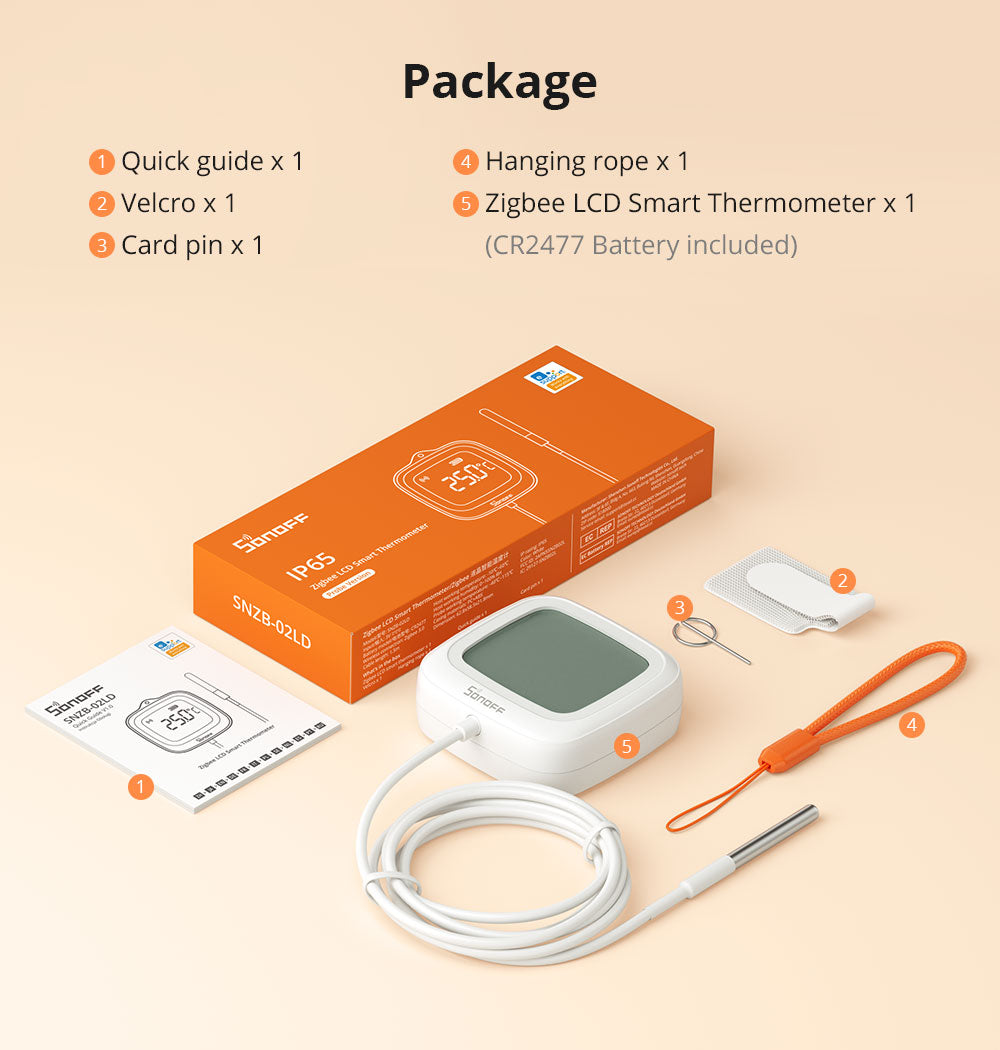 Sonoff Splash Proof Temperature Probe (ZigBee)