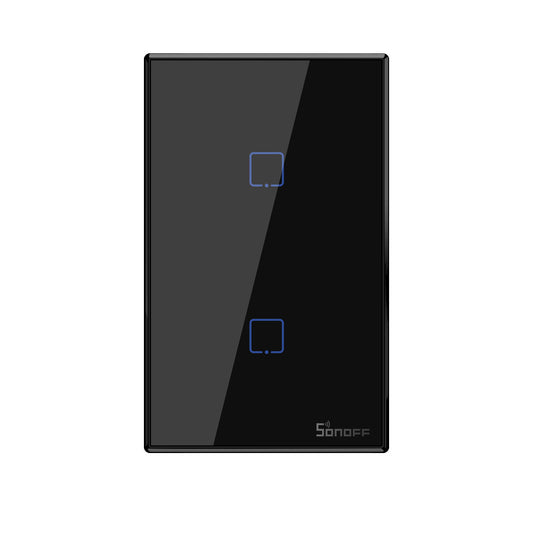 Sonoff Smart Light Switch Black 2CH WiFi and RF